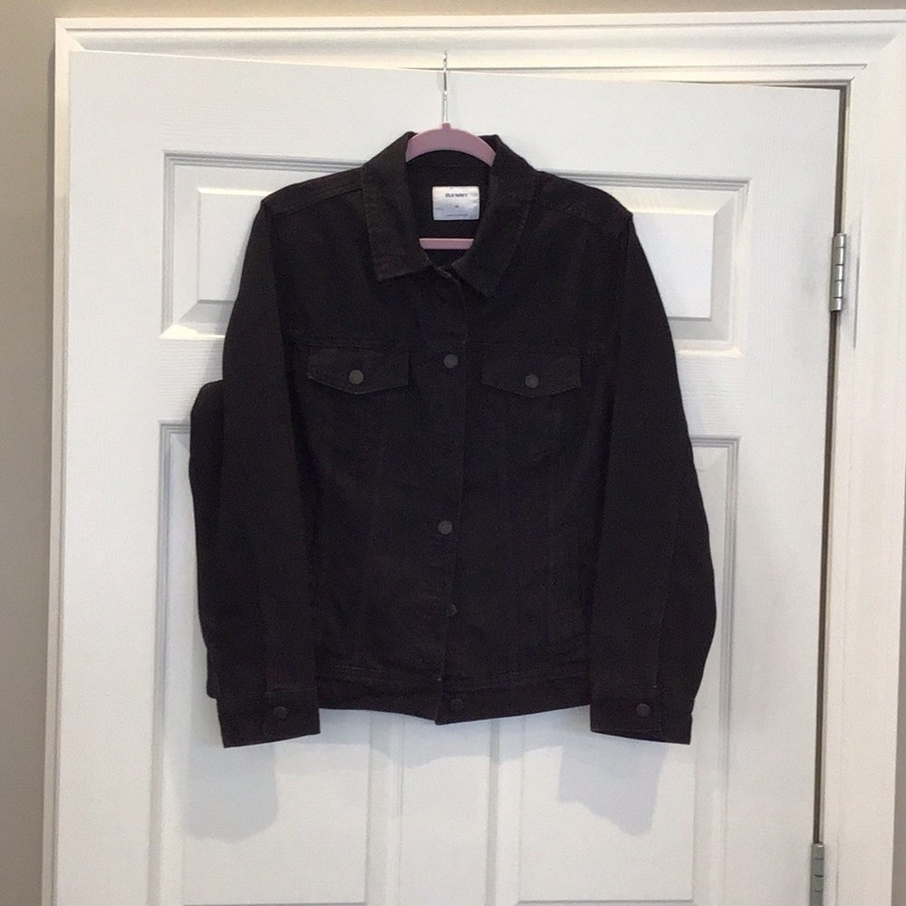 Women’s Old Navy Black Denim Jean Jacket